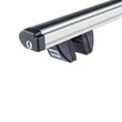 Sistem de 2 bare transversale aluminiu CRUZ 924-064 Alu Cargo R138 pentru Citroen Berlingo (II - railing with glass roof) (2008-->2018) cu puncte fixe