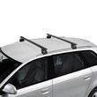 Bare transversale din aluminiu CRUZ Airo FIX Dark 118, 925-713, pentru Chery Tiggo 9 5d (II - integrated railing) (2025-->prezent), Sistem cu prindere pe bare longitudinale integrate