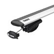 Bare transversale Thule Evo 7108 Raised Rail Wingbar Evo pentru VOLKSWAGEN Touran 5 usi MPV, model 2015 - prezent, Sistem cu prindere pe bare longitudinale