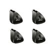 Sistem Bare transversale GV ORIGINAL Aluminiu Crossbar Vento negre pentru Citroen C4 Aircross 5 usi SUV, model 2012 - 2017, Sistem cu prindere in puncte fixe