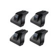 Sistem de 2 bare transversale aluminiu CRUZ 925-090 Alu Cargo Dark AF128 pentru Peugeot e-Partner L2/LWB/Long (III) 5d Van (2021 -> prezent) cu plafon normal