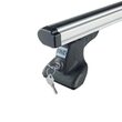 Sistem de 2 bare transversale aluminiu CRUZ 924-091 Alu Cargo AF pentru Peugeot Traveller L1H1 (XS/compact - 4 fixpoint) (2016-->) cu puncte fixe