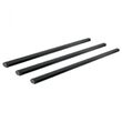 Sistem de 3 bare transversale aluminiu CRUZ 925-097 Alu Cargo Dark AF pentru Volkswagen Caravelle T7 (SWB - fixpoint) (2024 -> prezent) cu puncte fixe