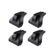 Sistem de 2 bare transversale aluminiu CRUZ 924-091 Alu Cargo AF pentru Peugeot Traveller L1H1 (XS/compact - 4 fixpoint) (2016-->) cu puncte fixe