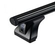 Sistem de 2 bare transversale aluminiu CRUZ 925-101 Alu Cargo Dark AF pentru Nissan NV250 L2 (I - tailgate) (2019-->) cu puncte fixe