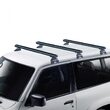 Sistem de 3 bare transversale aluminiu CRUZ 925-097 Alu Cargo Dark AF pentru Volkswagen Caravelle T7 (SWB - fixpoint) (2024 -> prezent) cu puncte fixe