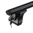 Sistem de 2 bare transversale aluminiu CRUZ 925-101 Alu Cargo Dark AF pentru Nissan NV250 L2 (I - tailgate) (2019-->) cu puncte fixe