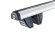 Sistem de 2 bare transversale aluminiu CRUZ 924-066 Oplus Alu R148 pentru Ford Custom Transit Trail (railing) (2020-->) cu bare longitudinale
