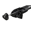 Bare transversale Thule Evo Raised Rail WingBar Edge Black pentru HYUNDAI Casper Electric 5 usi SUV, model 2024 - prezent, Sistem cu prindere pe bare longitudinale