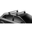 Bare transversale Thule Evo Clamp Slidebar pentru HONDA Jazz (Mk. IV) 5 usi Hatchback, model 2020 - prezent, Sistem cu prindere pe plafon normal