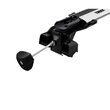 Bare transversale Thule Evo Flush Rail Wingbar Edge pentru RENAULT Clio (Mk III) 5 usi Hatchback, model 2005 - 2014, Sistem cu prindere pe bare longitudinale