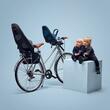 Scaun pentru copii, cu montare pe bicicleta in fata - Thule Yepp 2 Mini Front mounted, Midnight Black