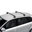 Bare transversale din aluminiu CRUZ Airo FIX Dark 118, 925-713, pentru Omoda 5, 5 usi (I - integrated railing) (2024-->), Sistem cu prindere pe bare longitudinale integrate
