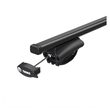 Bare transversale Thule Evo 7108 Raised Rail Squarebar pentru CUPRA Formentor 5 usi SUV, model 2021 - prezent, Sistem cu prindere pe bare longitudinale