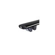 Bare transversale din aluminiu CRUZ Airo Dark R128, 925-795, pentru Fiat Freemont Cross (raised railing) (2014 -> prezent), Sistem cu prindere pe bare longitudinale