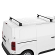 Sistem de 2 bare transversale otel CRUZ 923-010 Cargo Xpro SF125 pentru Citroen Berlingo with roof flap (II) (2008-->2018) cu puncte fixe