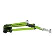 Accesoriu pentru atasarea bicicletei copilului in spatele bicicletei adultului Peruzzo Trail Angel, Verde