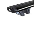 Sistem de 2 bare transversale aluminiu CRUZ 925-797 Airo Dark R138 pentru Toyota Proace City Verso L1 (I) (2019-->) cu bare longitudinale
