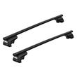 Bare transversale Thule Evo Raised Rail Squarebar 127 pentru AUDI A6 Allroad 5 usi Estate, model 2019 - prezent, Sistem cu prindere pe bare longitudinale