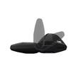Bare transversale Thule Evo Clamp Wingbar Evo Black pentru PEUGEOT 3008, 5 usi SUV, model 2024 - prezent (Without Flush Railing), Sistem cu prindere pe plafon normal