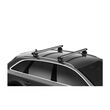Bare transversale Thule Evo Fixpoint Slidebar pentru BMW i4 5 usi Hatchback, model 2022 - prezent, Sistem cu prindere in puncte fixe