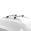 Bare transversale Thule Evo 7108 Raised Rail Squarebar pentru AUDI A6 Allroad 5 usi Estate, model 2006 - prezent, Sistem cu prindere pe bare longitudinale