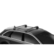 Bare transversale Thule Edge Clamp Wingbar Edge Black pentru PEUGEOT 308 5 usi Hatchback, model 2022-, Sistem cu prindere pe plafon normal
