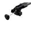 Bare transversale Thule Evo Flush Rail WingBar Edge Black pentru RENAULT Kadjar, 5 usi SUV, model 2015 - prezent, Sistem cu prindere pe bare longitudinale integrate
