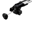 Bare transversale Thule Evo Flush Rail Wingbar Edge pentru VOLVO V90  5 usi Estate, model 2016 - prezent , Sistem cu prindere pe bare longitudinale