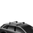 Bare transversale Thule Evo Flush Rail WingBar Edge Black pentru HYUNDAI Santa Fe, 5 usi SUV, model 2018 - 2023, Sistem cu prindere pe bare longitudinale integrate