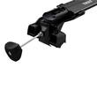 Bare transversale Thule Evo Flush Rail WingBar Edge Black pentru SUZUKI S-Cross, 5 usi SUV, model 2014 - prezent, Sistem cu prindere pe bare longitudinale integrate