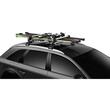 Suport 5 perechi schiuri Thule SnowPack Extender 7325 Gri cu prindere pe bare transversale aluminiu cu profil T
