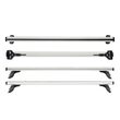 Sistem de 2 bare transversale aluminiu CRUZ 924-091 Alu Cargo AF pentru Peugeot Traveller L1H1 (XS/compact - 4 fixpoint) (2016-->) cu puncte fixe