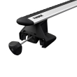 Bare transversale Thule Evo Clamp Squarebar pentru FORD Mondeo, 5 usi Estate, (without roof railing), model 2007-2014, Sistem cu prindere pe plafon normal