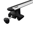 Bare transversale Thule Evo Clamp Profesional pentru FORD F-150, 4 usi Super Cab, model 2015 - prezent, Sistem cu prindere pe plafon normal
