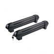 Suport 4 perechi schiuri cu prindere pe bare transversale - Cruz Ski Rack Dark 4