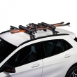 Suport 4 perechi schiuri cu prindere pe bare transversale - Cruz Ski Rack Dark 4