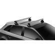 Bare transversale Thule Evo Clamp Slidebar pentru SEAT Mii, 3-5 usi Hatchback, model 2012 - prezent, Sistem cu prindere pe plafon normal
