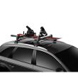 Suport 5 perechi schiuri Thule SnowPack Extender 7325 Gri cu prindere pe bare transversale aluminiu cu profil T
