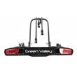 Suport bicicleta Green Valley Discovery 160514-3 cu prindere pe carligul de remorcare, 3 biciclete, Negru