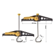 Rhino Safe Clamp RAS21 - Suport fixare scara -  set de 2 buc