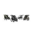 Carucior multisport double Thule Chariot Cross 2, Faded Khaki