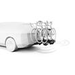 Suport pentru 3 biciclete cu senzori de parcare, Thule Epos ParkSecure 9803100 cu prindere pe carligul de remorcare (13 pini)