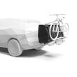 Cutie portbagaj Thule Onto 2 cu fixare pe suportul de bicicleta cu prindere pe carligul de remorcare EasyFold 3