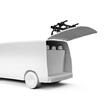 Suport biciclete Thule WanderWay 2 cu prindere pe haion dedicat pentru Volkswagen T6, Negru