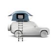 Cort auto cu prindere pe plafon, Thule, Approach 2 L, pentru 4 persoane, Dark Slate