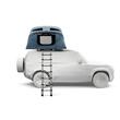 Cort auto cu prindere pe plafon, Thule, Approach 2 L, pentru 4 persoane, Dark Slate