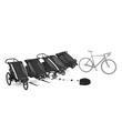 Carucior multisport double Thule Chariot Sport 2, Black