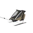 Carucior multisport double Thule Chariot Cross 2, Faded Khaki