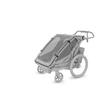 Carucior multisport double Thule Chariot Sport 2, Black